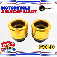 KAWASAKI FURY 125 Motorcycle Body Parts Motorcycle Axle Cap Alloy Universal - GOLD