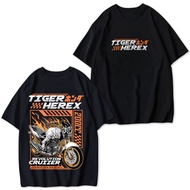 Tshirt Motor Tiger Herex Cruizer Classic Kaos Honda Tiger 200CC Terbaru Baju Racing Classic