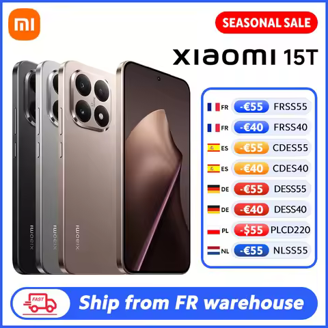 Global Version Xiaomi 15T 5G Smartphone 12GB RAM 256GB / 512GB ROM Leica Camera 6.83" AMOLED 120Hz 6
