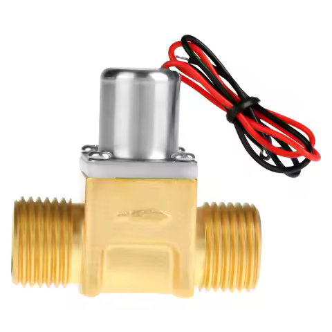 1/2 Electric Solenoid Valve 4.5V 1/2" Water Pulse Electromagnetic Valve Brass Solenoid Valve Electri