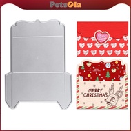 [PETSOLA] Carbon Steel Die for Card Making, 15.2 X 11.4 Cm (6 X 4.5 Inches), for Cardstock, Fabric, 
