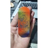 Cosa Nostra 36mmx98mm skateboard fingerboard. Canadian maple and Ebony 5- ply Pro deck boxy popsicle
