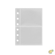 WXDX.TH Multiple Pockets Sleeve, Transparent PP Acid Free Photocard Binder Sheets, Inner Page Card B