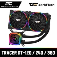 Aigo DarkFlash Tracer DT-120 / DT-240 / DT-360 RGB AIO Water Cooling #PC Processor Fan#
