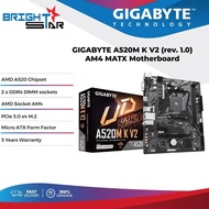 GIGABYTE A520M K V2 AM4 MATX Motherboard