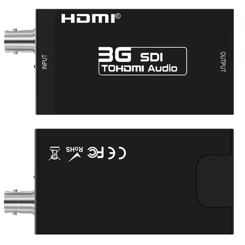SDI Converter SDI to HDMI Converter 1080p 3G-SDI/SD-SDI to HDMI Video Audio Converter, BNC to HDMI A