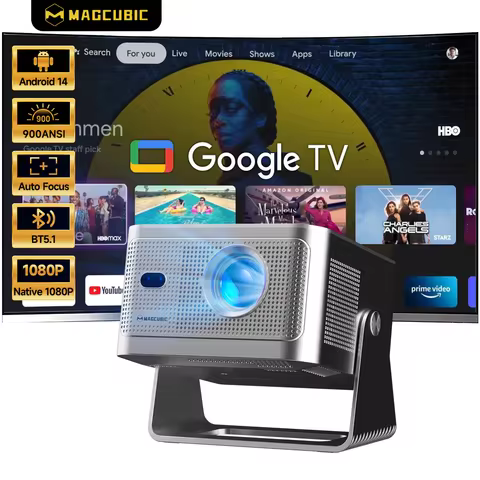 Magcubic Googe TV Projector 900 ANSI Licensed 1080P auto focusnative projector portable beam android