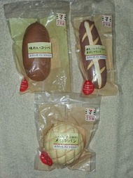 Japan 7-eleven bakery squishy set($100/3)