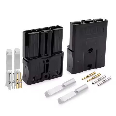 1Pair/2pcs Andersons SBS75X 75A 600V Lithium Battery Connector with 4 Signal Communication Auxiliary