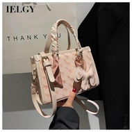 IELGY Fashion Trend Printed Women S Bag Textured Hand Shoulder Bag