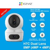 EZVIZ H7C dual lens 8MP Pan & Tilt WiFi Home Security CCTV IP Camera Smart Motion Track Cloud Ready 
