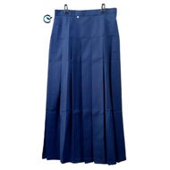 Middle School Uniform Blue Low Waist Long Skirt - School Uniform - Rempel Skirt - Middle School Skir