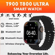 T900 Ultra T800 Ultra Full Black Smart Watch Series Ultra Bluetooth Call Waterproof 4945mm Wireless 