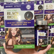 Viên uống mọc tóc BLACK BIOTIN bổ sung L-cystine kẽm biotin giúp tóc móng chắc khỏe giảm rụng tóc là