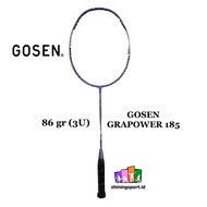 Gosen Grapower 185 Badminton Racket (+ Free T-shirt & Towel Grip 2 pcs)