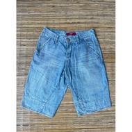 Evisu Short Pants Light Blue denim Jeans Second Thrift
