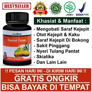 Obat Saraf Kejepit Otot Kejepit Dan Otot Kaku Herbal Syaraf Sarap Kejepit Di Bokong Sakit Pinggang Asam urat Ketarik Jamu Urat Kejepit Nyeri Tulang Pantat Obat Skiatika Pil Gamat Emas Kapsul Herbal Original No Cina Alat Terapi