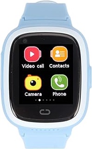 Kids Smart Watch, 4G WiFi Smart Watch for Kids, Positioning SOS Emergency Call Video Chat Kids Touchscreen Watch, Touch Screen Kids Cell Phone Watch for Birthday Gifts (Blue)