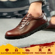DOLCIMOD - Sepatu Kulit Pria Casual Kerja Kantor Temali Formal Kerja Kantoran Casual Oxford Cowok Ke