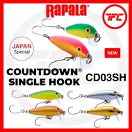 RAPALA Countdown CD03SH Japan Special CD-3 Lure CD03 CD3 Sinking Minnow