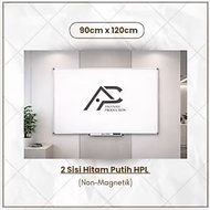 Whiteboard and Blackboard 90x120 HPL