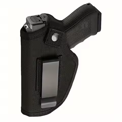Universal Concealed Carry Gun Holster for Pistols 9mm 380 45ACP, IWB/OWB Pistol Holsters Mag Pouch f