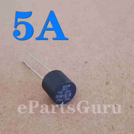 DIP Mounted Cylinder Slow Blow Micro Fuse 5A 250V