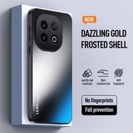 AG Frosted Dazzling Gold Shockproof Case For vivo iQOO Z10 Z9 Turbo + Plus Z9X Lens Protection Soft 