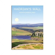 Poster Tembok Hadrian, Northumberland, Kursi Arthur Edinburgh, Stonehenge, Landskap Wiltshire, Mural