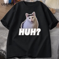 Huh Cat Meme T-Shirt - Funny Cotton Tee | Casual Wear