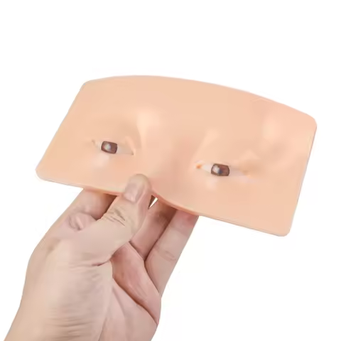 1pcs Premium 5D Eyebrow Tattoo Practice Skin Eye Makeup Training Skin Silicone Practice Pad for Make