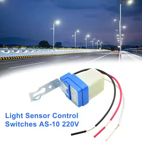 Photoelectric Sensor Light Control Sensor Button Dusk To Dawn Day Night Sensor Photoelectric Control