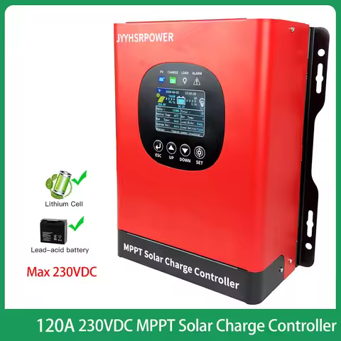 120A 100A 80A 60A 230VDC MPPT Solar Controller PV Regulator Auto Match 12V 24V 48V 72V 96V For Lifep