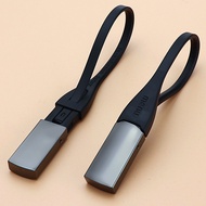 Ready Stock ️ Nordic Denmark Menu Black Titanium Car Keychain Men Women ins Influencer Korean Cute 3