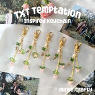 TXT Temptation Inspired Keychain
