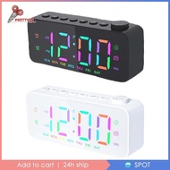 [Prettyia1] Digital Alarm Clock 12/ Large Display Modern Radio Bedside Clock for Living