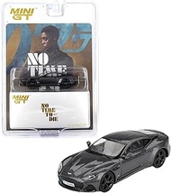 Diecast Model Car Compatible with Mini GT 1:64 Aston Martin DBS James Bond 007 “No Time to Die” Engl