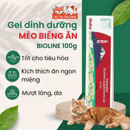 Gel dinh dưỡng cho Mèo Biếng Ăn Bioline 100g - Dễ tiêu hoá cải thiện vị giác bổ sung dinh dưỡng cho