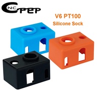 3pcs E3D V6 PT100 Heated Block Silicone Sock Cover PT100 V6 Heat Block Warm Keeping Cover 3D Printer