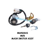 MODENAS MR3 MR 3 KRISS110 EURO 3 MAIN SWITCH ASSY WITH SEAT LOCK / KUNCI SUIS