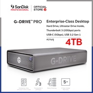 SanDisk Professional G-DRIVE PRO 4TB ( SDPH51J-004T-SBAAD ) Enterprise-Class Desktop Drive, Thunderbolt 3 (20Gbps), USB-C (5Gbps), 7200RPM Ultrastar Drive Inside  HDD ฮาร์ตดิสก์ ประกัน Synnex 5 ปี