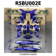 Cover Set Rapido Y125ZR Yamaha 46 (14) Blue Y125 Accessories Motor ZR 125ZR GO46 GO GO14 Design Biru
