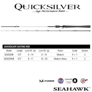 KFT SEAHAWK ROD - QUICKSILVER Casting/Spinning Fishing Rod QS602MHS/QS662MHS/QS702HS/QS902XHS/QS602M