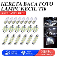 Car Interior Led Lights Bulb Kit 20 Pcs Super Bright Bulbs Combo Led Bulbs White Led Light Bulb Kit 
