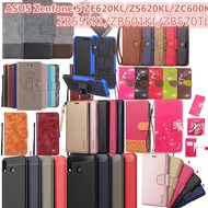 ASUS Zenfone 5 ZE620KL/ZS620KL/ZC600KL/ ZB555KL/ZB601KL/ZB570TL Leather Case Protector Glass