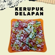 Raw Number 8 Crackers, Seblak Topping Crackers
