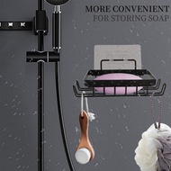 1PC Iron Free Perforated Bathroom Storage Rack, Toilet Storage Rack, Soap Rack, Kitchen Storage Rack