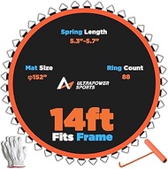 Trampoline Mat Replacement 14FT Replacement Trampoline Mat 14 FT Jumping for 5.3"-5.7" Spring