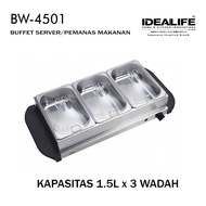 Idealife Pemanas Makanan - Electric Server & Buffet Warmer Idealife BW-4501 / BW-7201