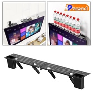 [Perfk1] TV Top Shelf Top of TV Shelf Mounting Bracket for Cable Box Router